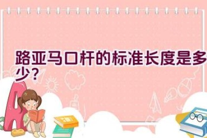 路亚马口杆的标准长度是多少？